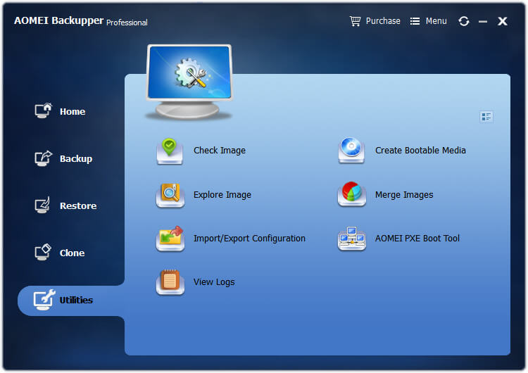 AOMEI Backupper Professional 7.3.0 instal