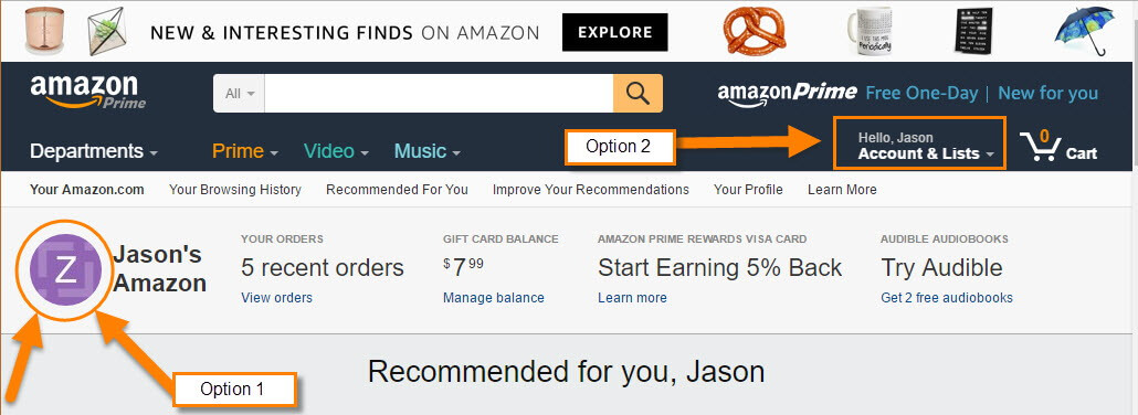 Share your to profile how amazon How to