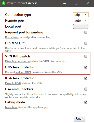 tweaknews vpn settings