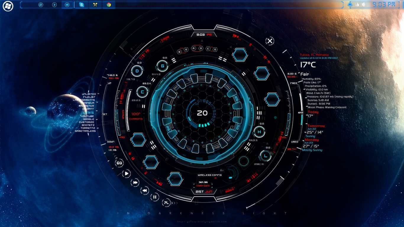 crypto rainmeter