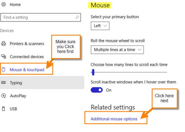 windows custom mouse pointer not correct