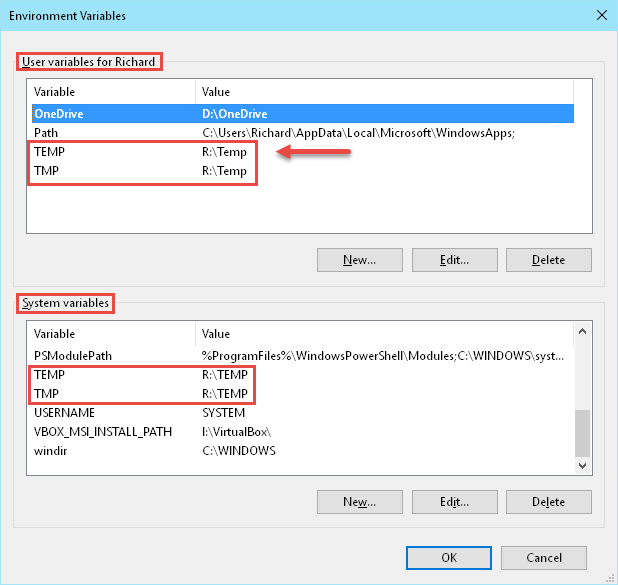 Environment variables. WIC reset Epson l1300 Key 15.