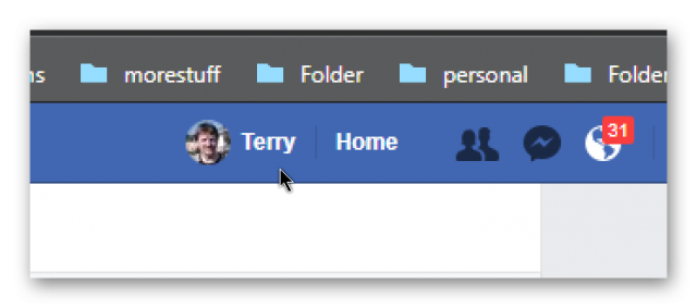 Facebook-click-on-your-name