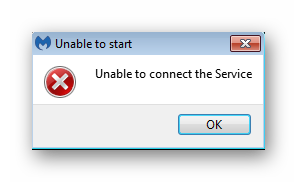 Malwarebytes unable to connect the service что делать