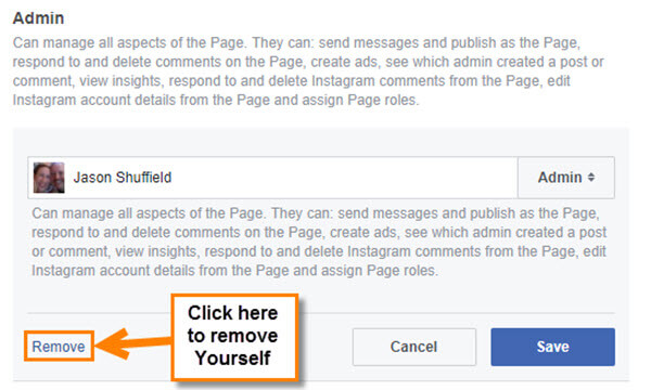 how to delete a facebook page if you are admin