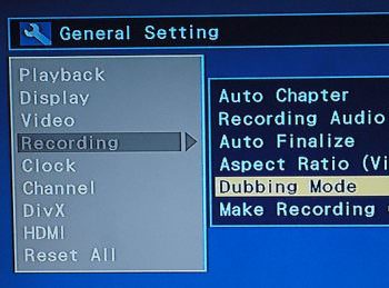toshiba-recording-dubbing-mode