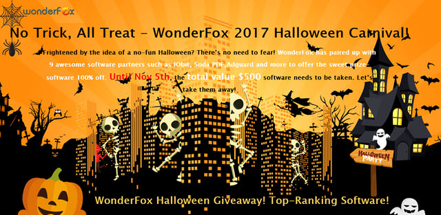 Wonderfox Halloween Giveaway Daves Computer Tips