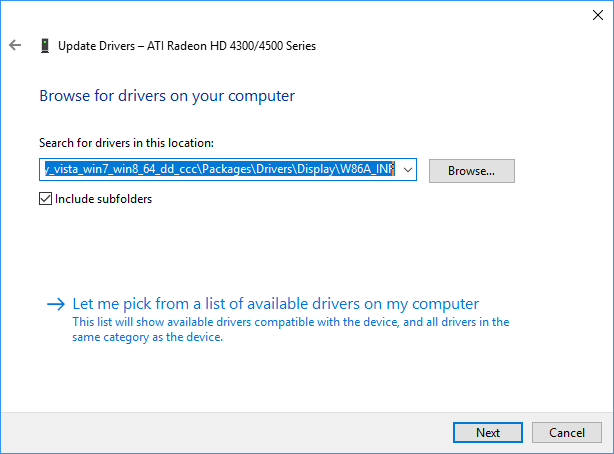 ati radeon hd 4200 windows 10 will not do 1370 resolution