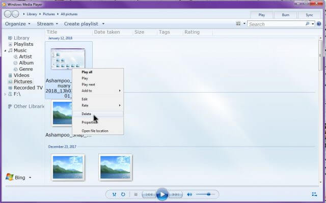 remove-items-from-library-windows-media-player