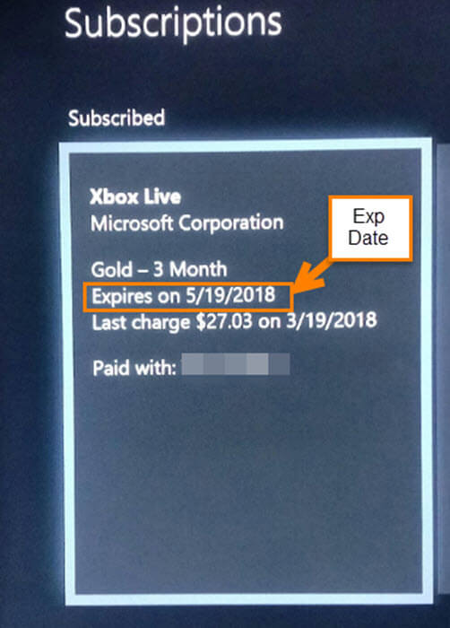 renew xbox live subscription