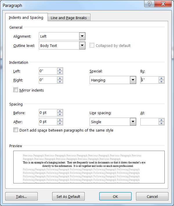 microsoft onenote indent keyboard shortcut