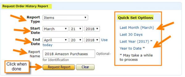 How To Create Amazon Order History Report | Daves Computer Tips