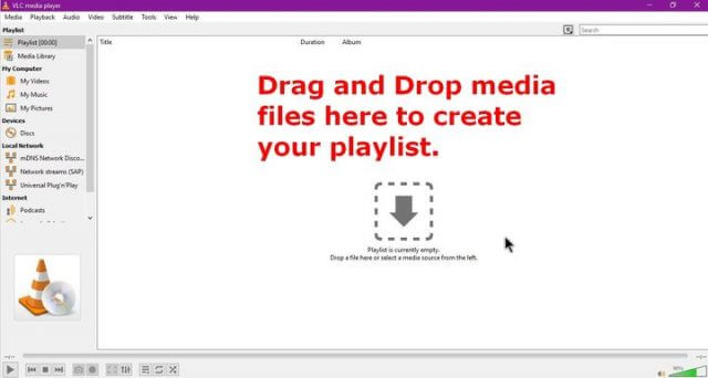 vlc-playlist-window-drag-and-drop-media-files