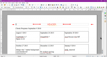 page numbering in openoffice writer