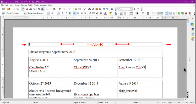 openoffice-header-in-a-document