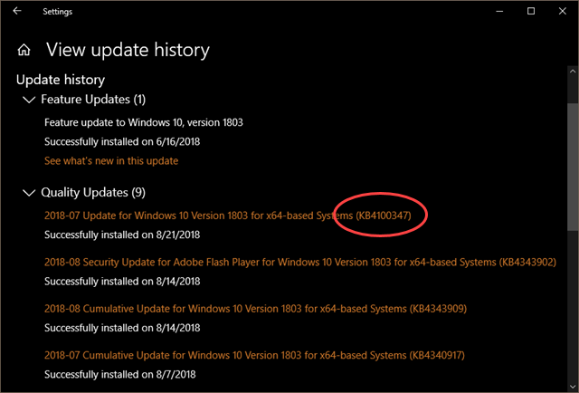 windows-update-history-list