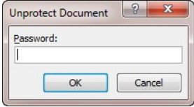 edit protection from word document