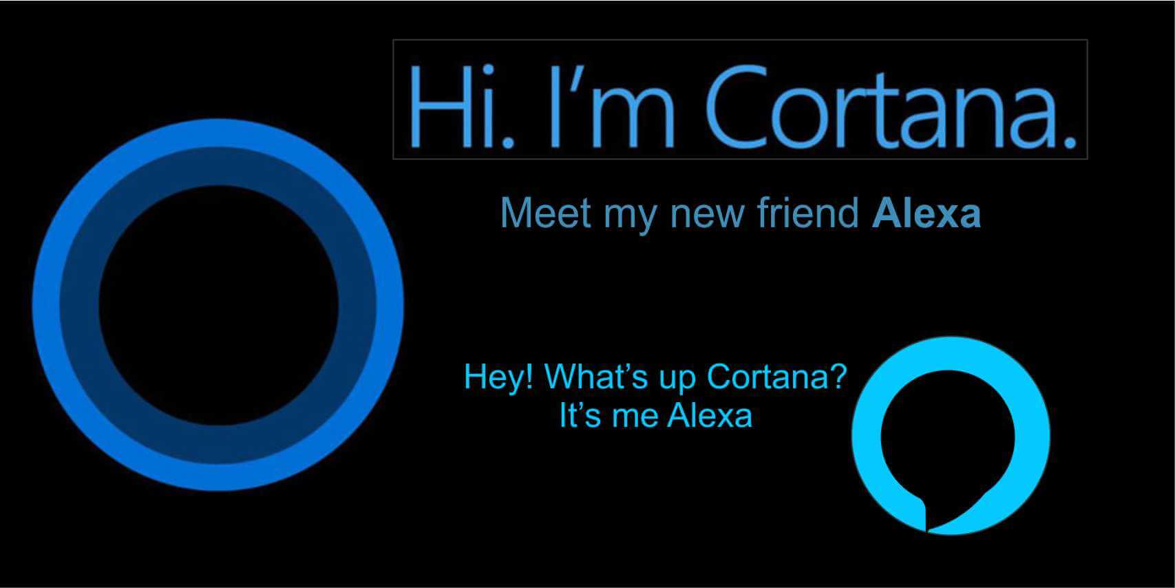 Cortana And Alexa Together.