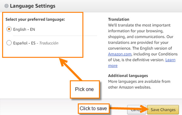 Amazon App Change Language - Applock Fingerprint Support Amazon De Apps