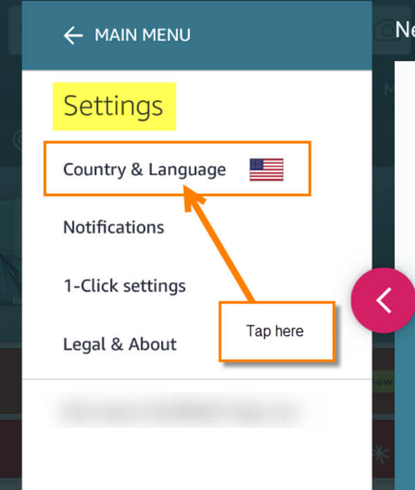 Change Language Settings On Amazon Android App | Daves ...