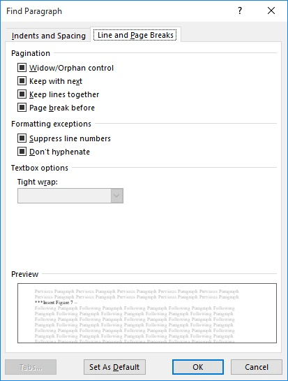 how to turn on line numbers in word