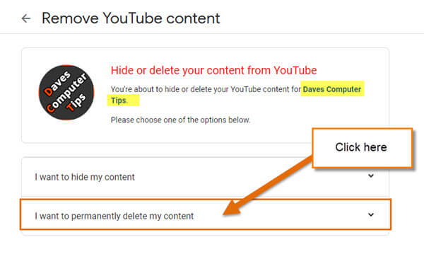 remove-youtube-content
