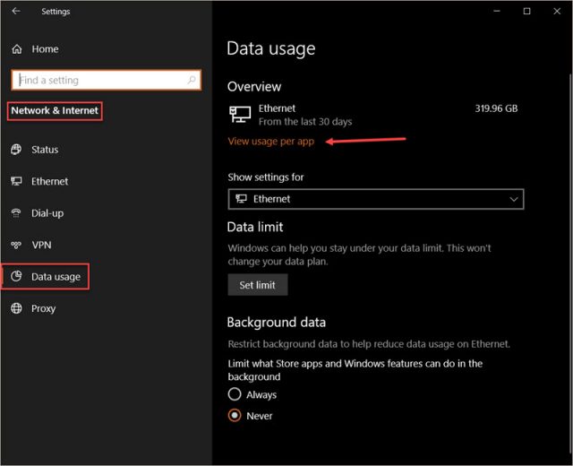 data-usage