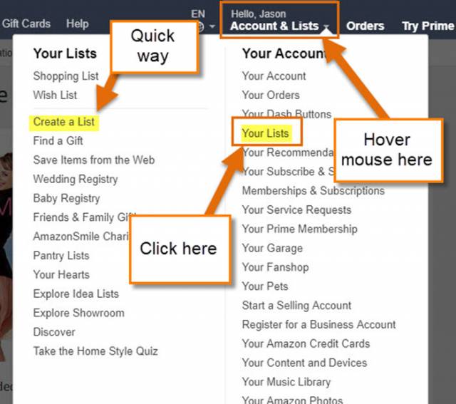 How To Create And Share An Amazon List Daves Computer Tips