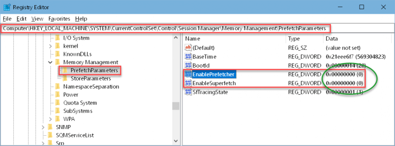 Отключение superfetch и prefetch для ssd в windows 10