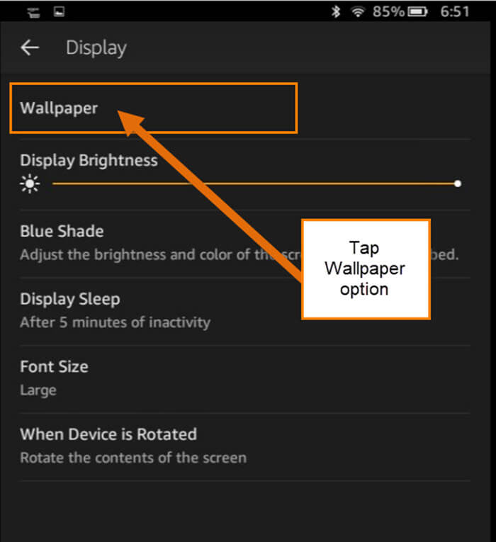 how to zoom in kindle pc