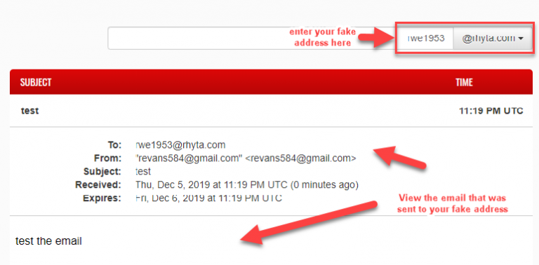 fake email generator