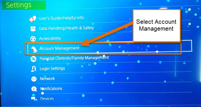 ps4 payment settings