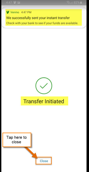Transfer-initiated-screen