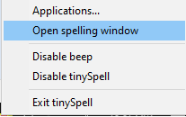 spelling-window