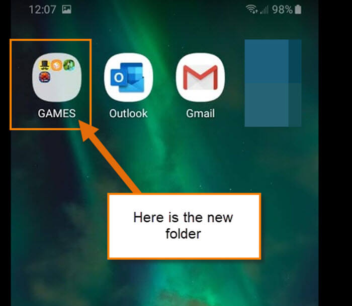 change folder color android