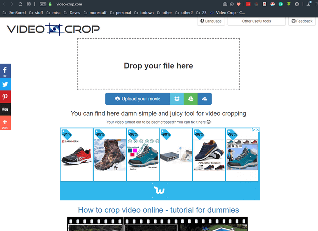 video-crop-website-drag-and-drop-files-to-upload