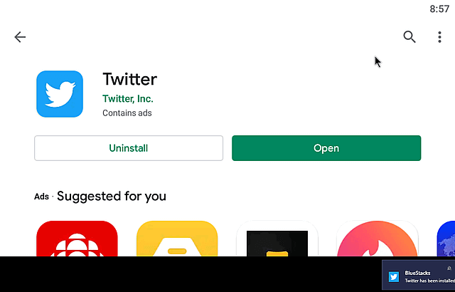 bluestacks-twitter-installed-open-program-option