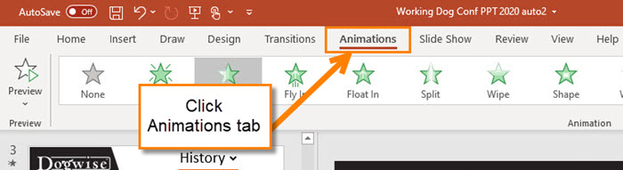 How To Change Animation Number In Powerpoint