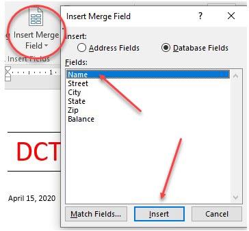 how to remove line spaces in word mail merge