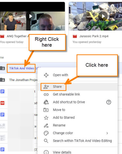 how to view shared with me on google drive desktop