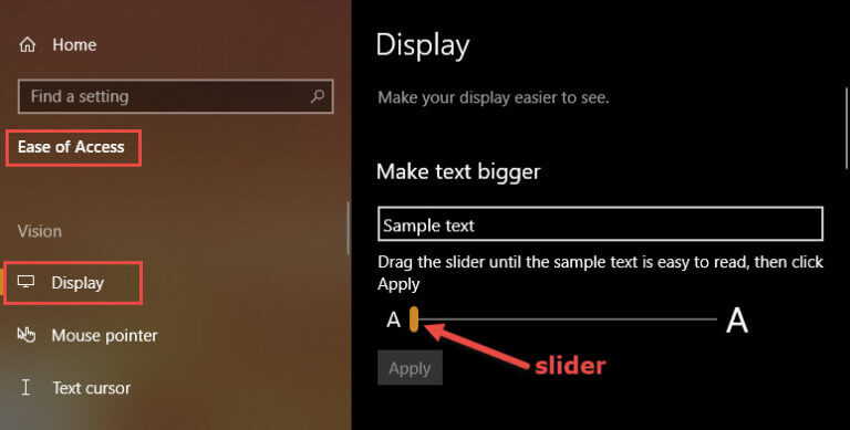 How To Make Text Bigger In Windows 10 | Daves Computer Tips