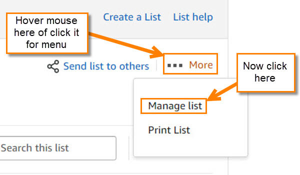 How to add shipping address to amazon wish list