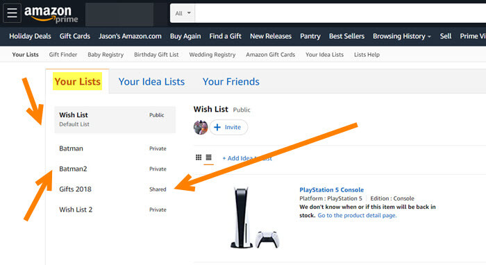 Make amazon your wishlist private to how address How to