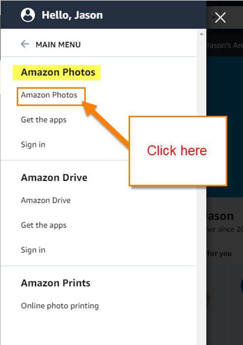 how to see pictures on amazon photos app desktop