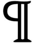 pilcrow