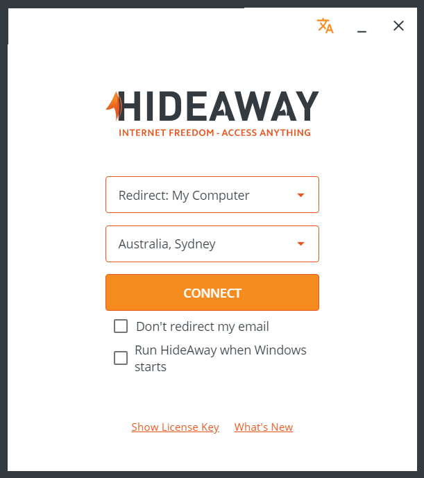 Hideaway VPN App