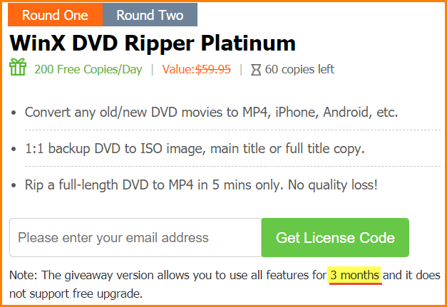 WinX DVD Ripper Giveaway