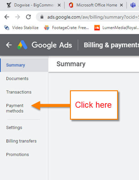 google-payment-methods-link