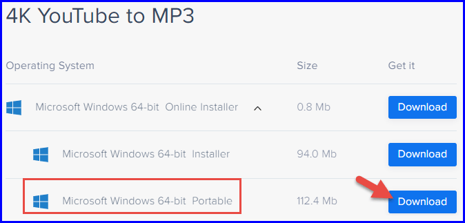 4K  to MP3 2022 Free Download