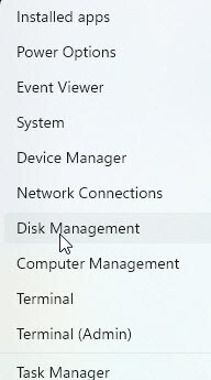 select-disk-management